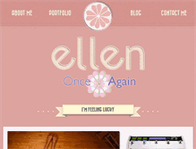 Tablet Screenshot of ellenonceagain.com